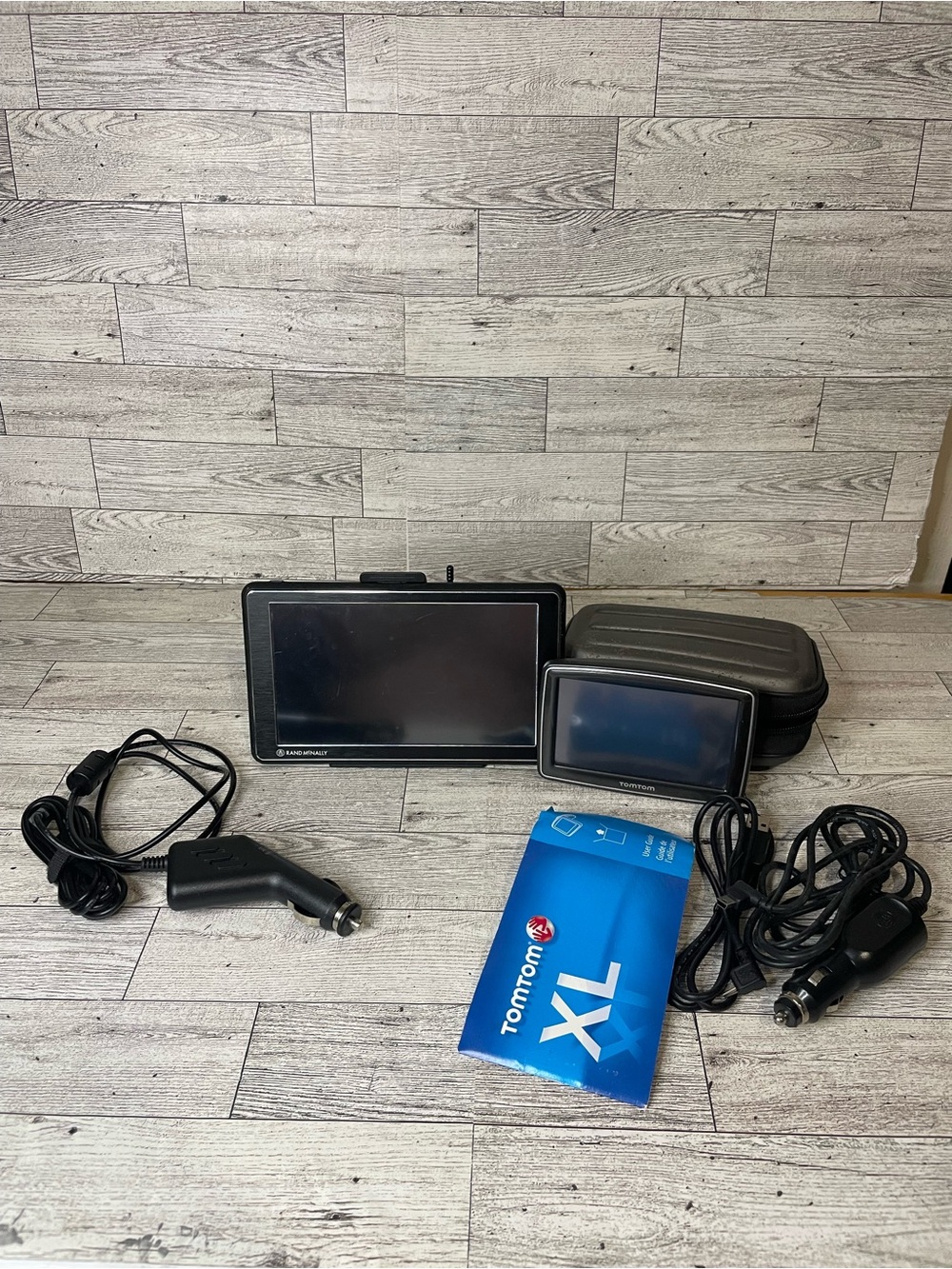 RAND McNally and TomTom GPS Units with Accessories - Black